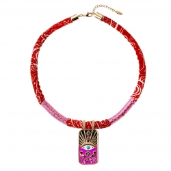 COLLIER HIPANEMA TAROT LILAS