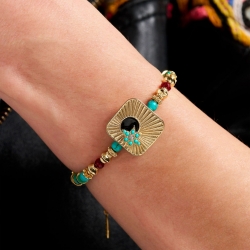 BRACELET HIPANEMA TOUTANK TURQUOISE