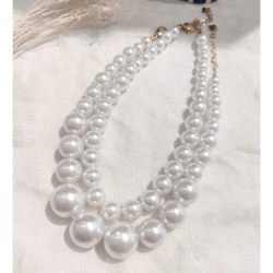 COLLIER DOUBLE PERLES...