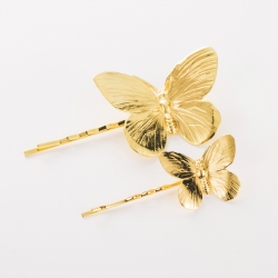 BARRETTE PAPILLON OR