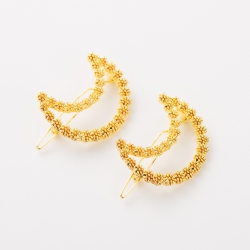 BARRETTE MOON GOLD