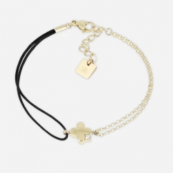 BRACELET ZAG LYRIC NOIR