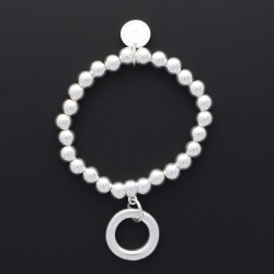 BRACELET SECRET DE CUIR BOULES BOUÉE 843