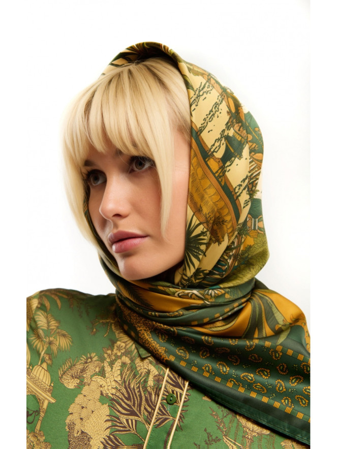 FOULARD WILD MEDIUM AMBER PALACE