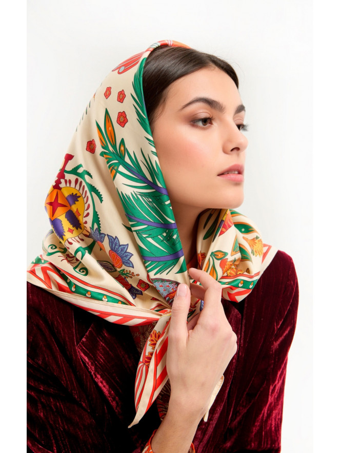 FOULARD WILD MEDIUM MAGIC INDIA