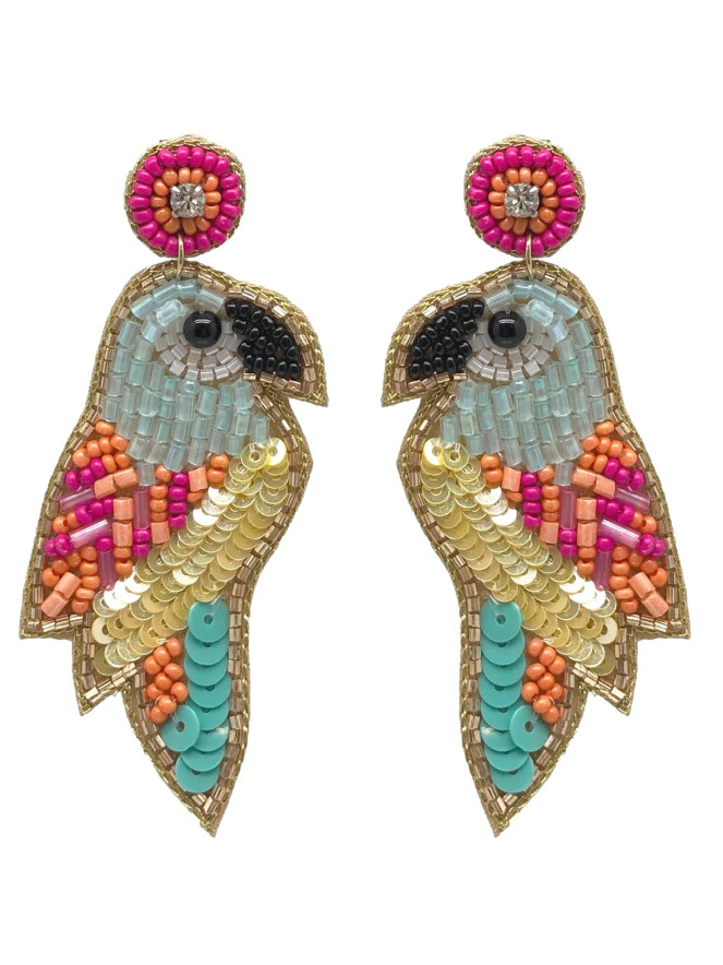 BOUCLES D'OREILLES PARROT