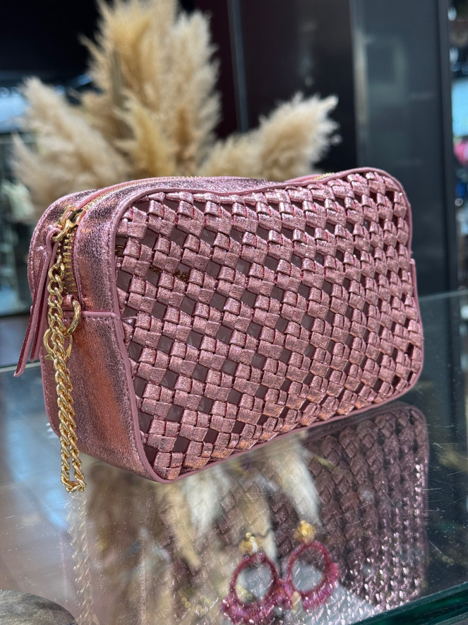 SAC POTRI TRESSE ROSE