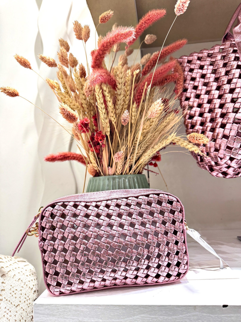 SAC POTRI TRESSE ROSE