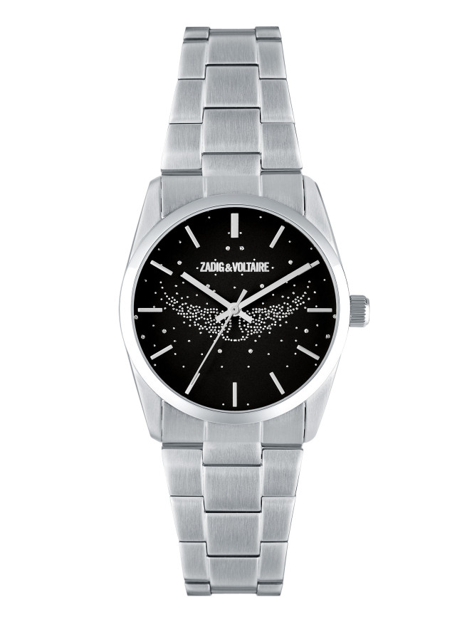 MONTRE ZADIG ET VOLTAIRE TIMELESS NOIR ZVW1110