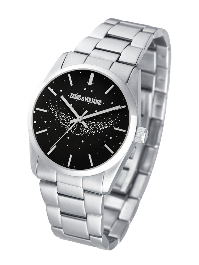 MONTRE ZADIG ET VOLTAIRE TIMELESS NOIR ZVW1110