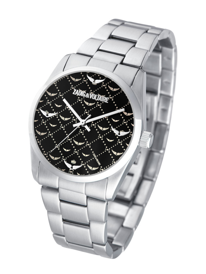 montre Zadig et Voltaire monogramme noir