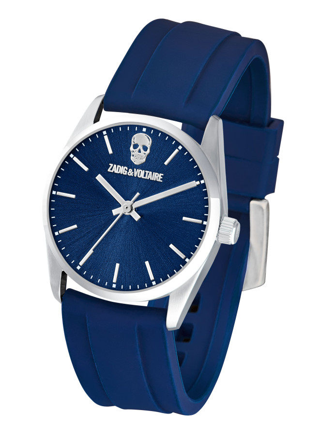 MONTRE ZADIG ET VOLTAIRE SILICONE MARINE ZVW1105