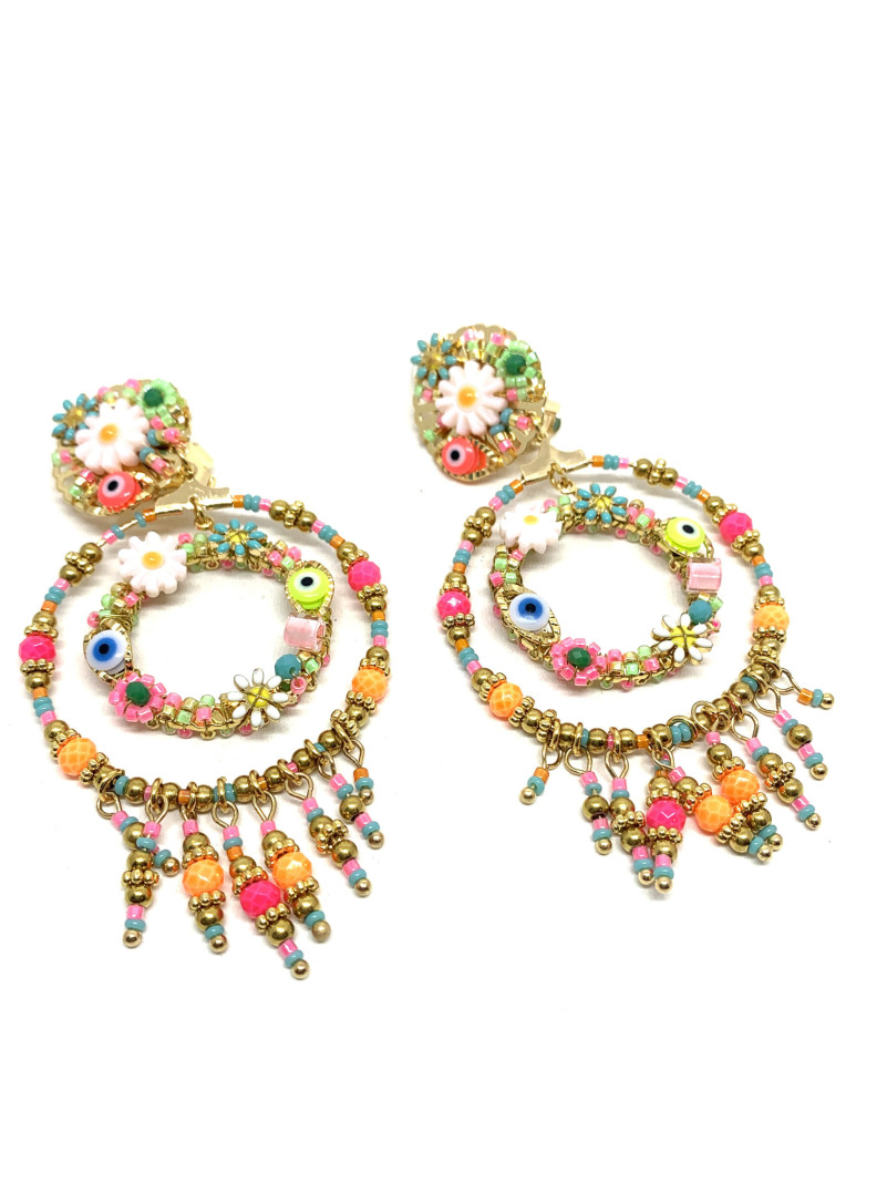 BOUCLES D'OREILLES HYPNOCHIC FLOWER JOE