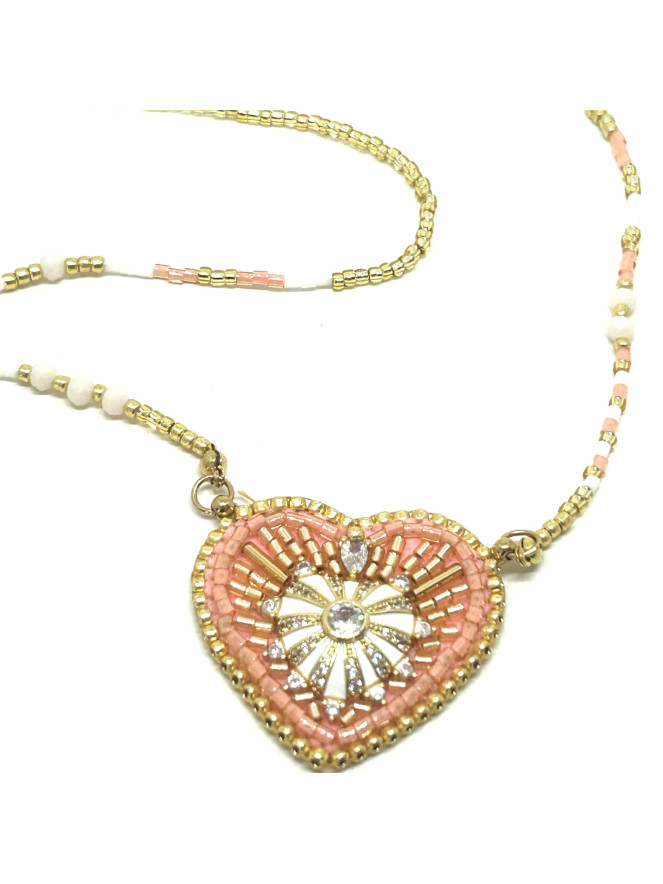 COLLIER HYPNOCHIC ANNA ROSE SAUMON