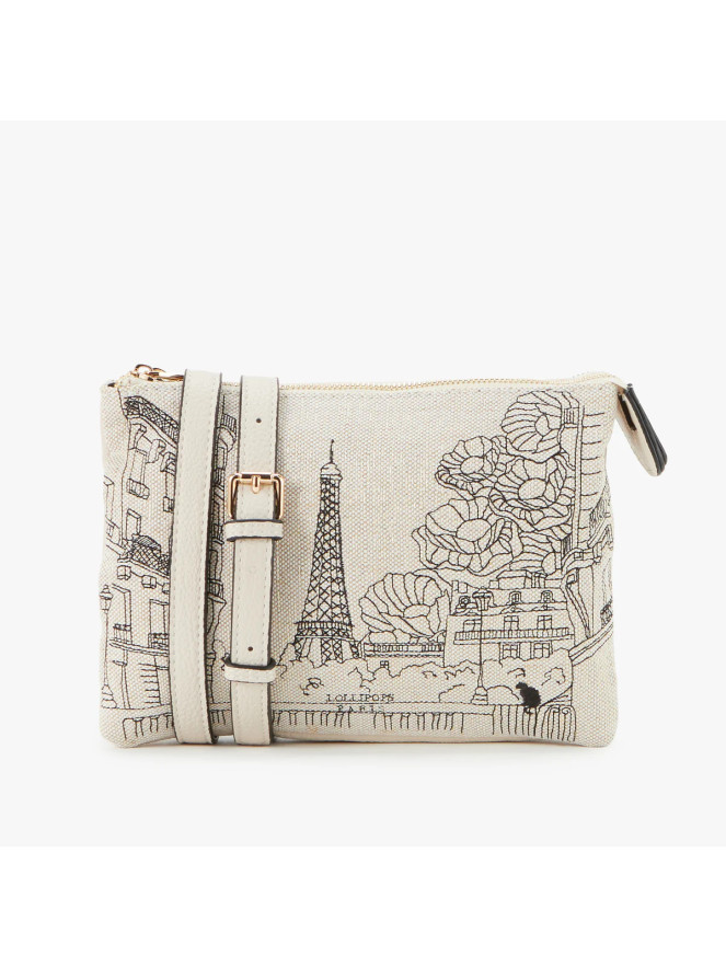 SAC LOLLIPOPS MULTI POCHES PIERETTE BLANC