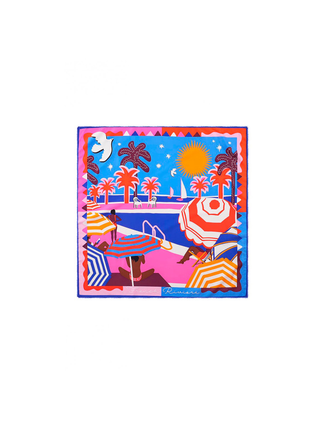 FOULARD CHACHACHA BIG ROSE