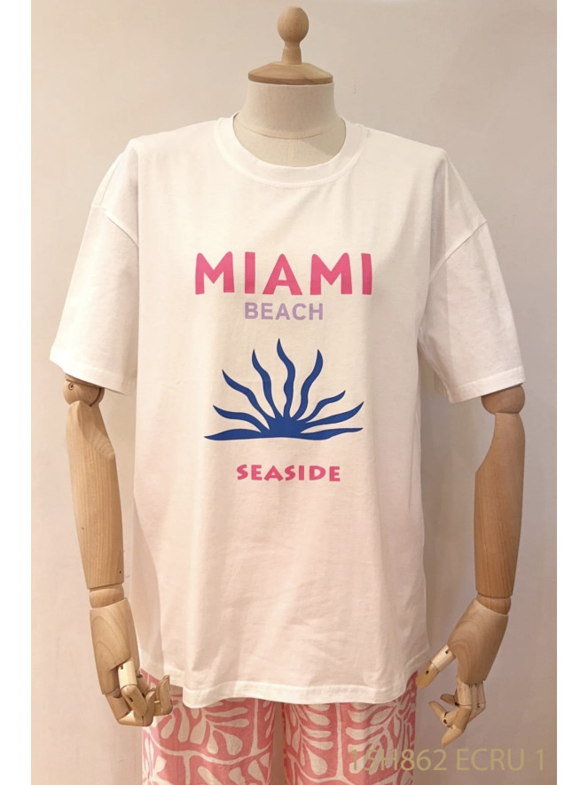 TEE-SHIRT MAGIC CITY BLANC
