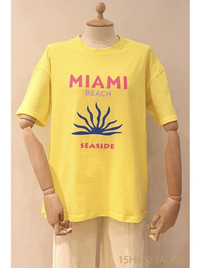 TEE-SHIRT MAGIC CITY YELLOW