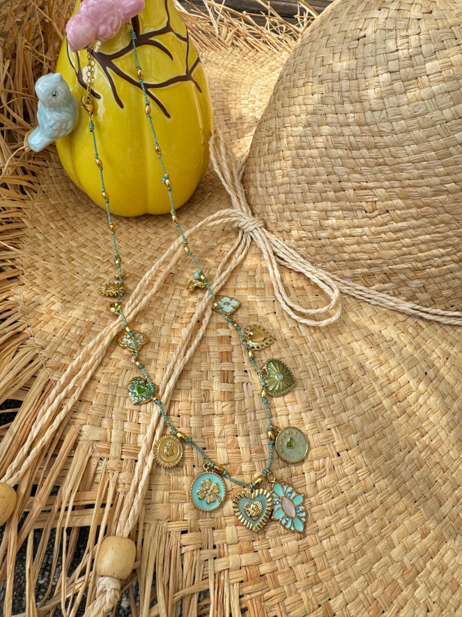 COLLIER PIERCE CELADON