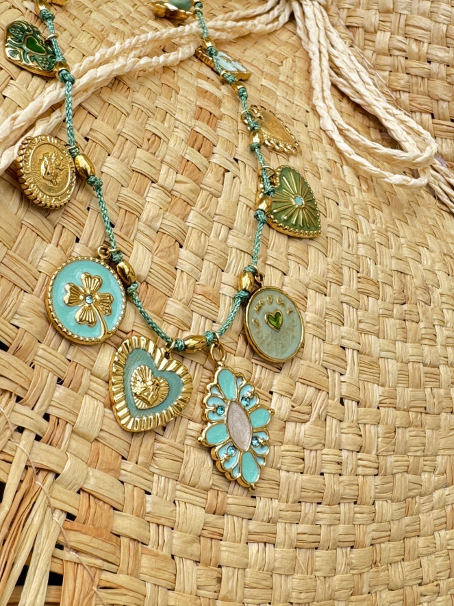 COLLIER PIERCE CELADON